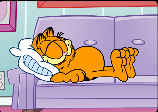 Garfield o kadar bensin ki😕