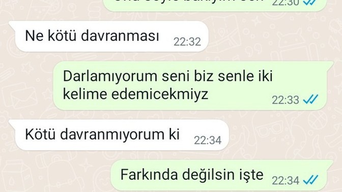 Bunları diyen biri sizce seviyor mudur?