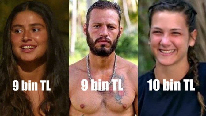 Survivor yarışmacılarının haftalık kazançlarını nasıl buldunuz?