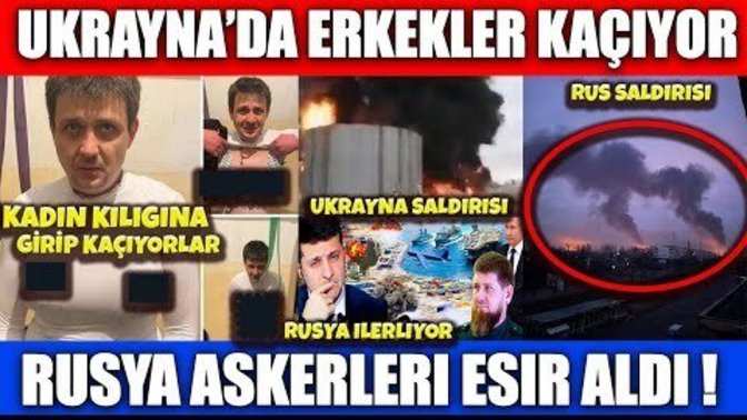 Ukrayna'da kadın kılığına girip kaçmaya çalışan erkekler hakkında düşünceniz nedir?