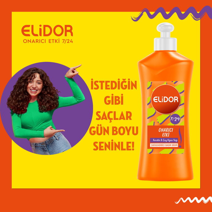 Elidor 7/24 Onarıcı Etki Şekillendirici Bakım Kremi