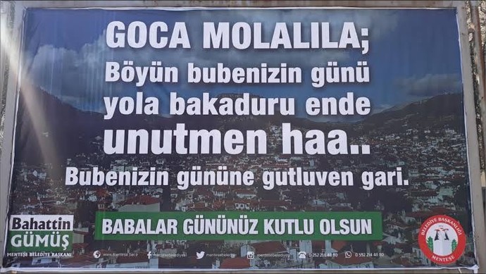 Doğup büyüdüğünüz toprağın, yerel konuşma tarzını içeren bir cümle yazar mısınız?