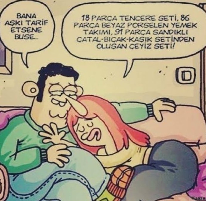 Aşk hayatın nasıl gidiyor? sorusunu soran kişiye cevabınız ne olur?