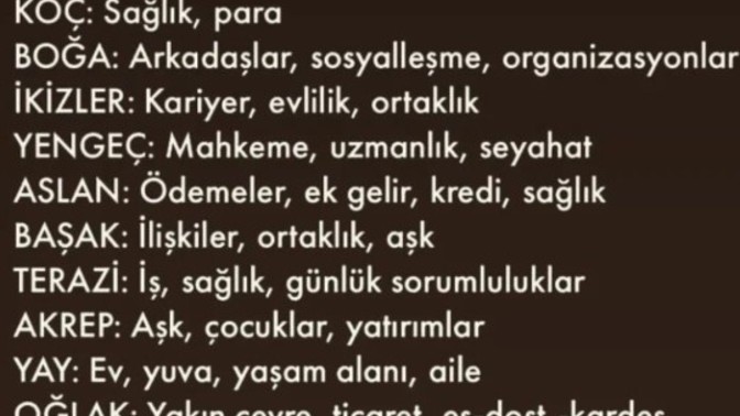 Hangi konularda şanslısın?