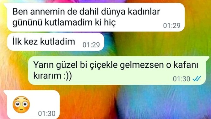 Sevgilim Kadınlar Günü’mü kutlamak için çiçek almadı. Bana bir çiçeği çok mu görüyor?