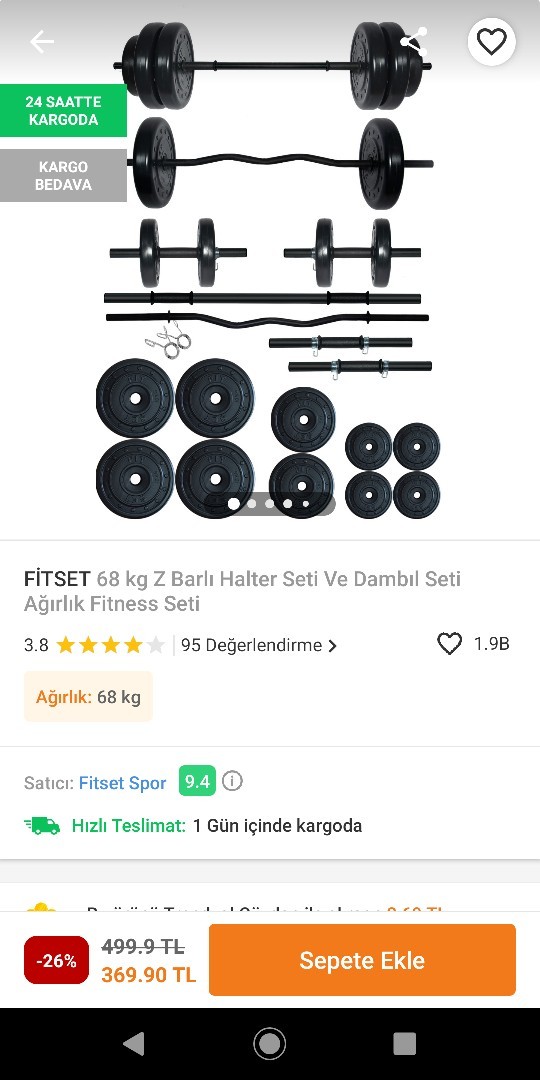 Dambıl seti için öneri verir misiniz?