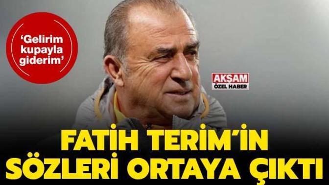 Fatih Terim'den Galatasaray'a 5'inci dönem için yeşil ışık: "Bir kez daha gelirim, kupayla giderim!" Ne düşünüyorsunuz?
