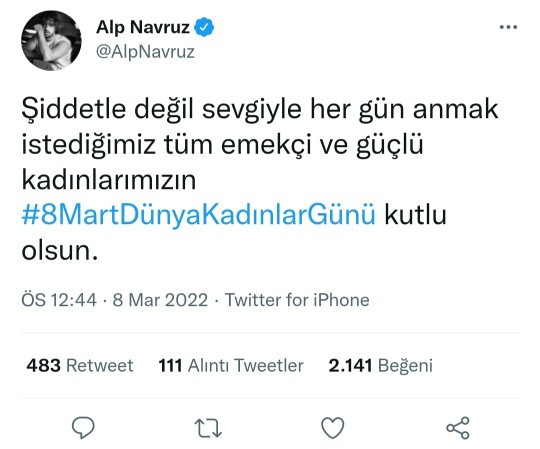 Bugün 8 Mart  Dünya Kadınlar Günü, sizce kadınlar ne ister🌺?