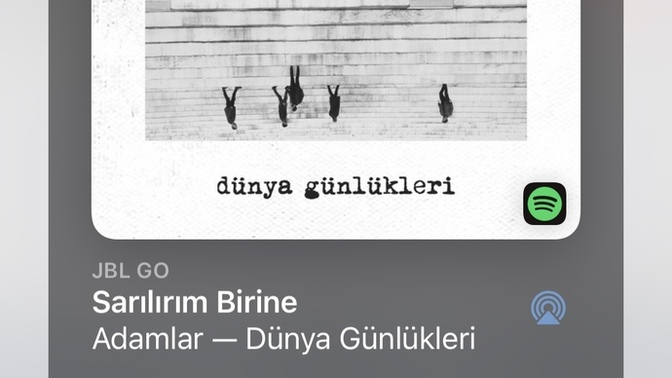 Şu an dinlediğin müzik hangisi?