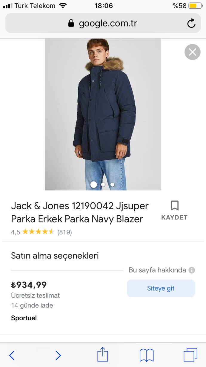 Bu parkayı alsam mı?
