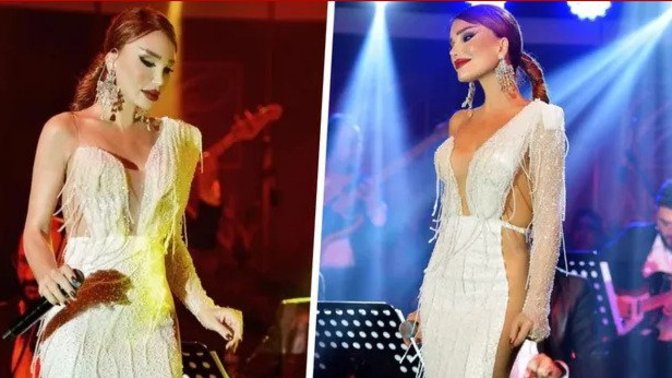 Seren Serengil'in beyaz elbisesi olay oldu! Beyaz elbise giyiyor musunuz?