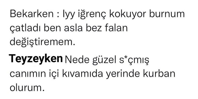 Asla yapmam dediğiniz neyi yaptınız?