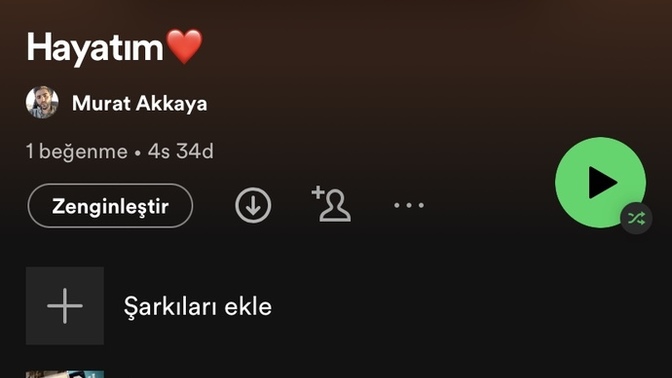 Herkes Spoti̇fy li̇stesi̇ni̇ atabi̇li̇r mi̇?
