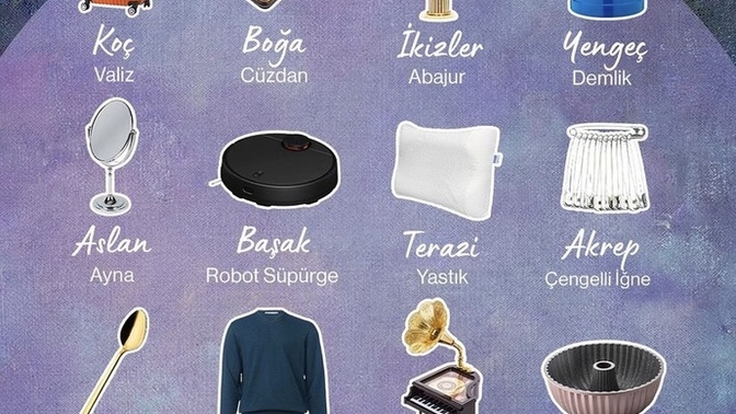 Burcuna göre hangi eşyasın?