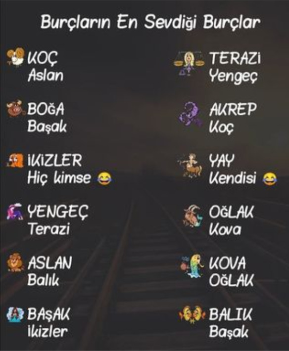 Burcuna göre en sevdiğin burç kim?