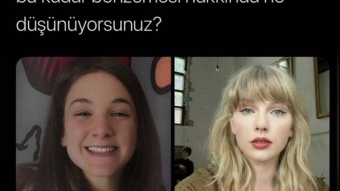 Nisa Bölükbaşı Taylor Swift’e benziyor mu?