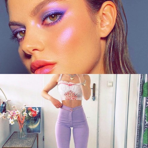 Makyajın kıyafetle uyumlu olması çekici mi💜?