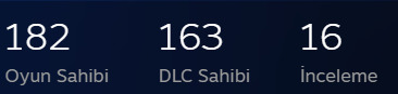 Steam kütüphanenizde kaç tane oyun var?