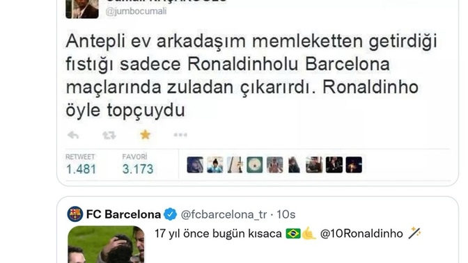 FC Barcelona resmî hesabının paylaşımı hakkında ne düşünüyorsunuz?