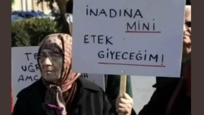 İnadına mini etek giyecek misiniz?