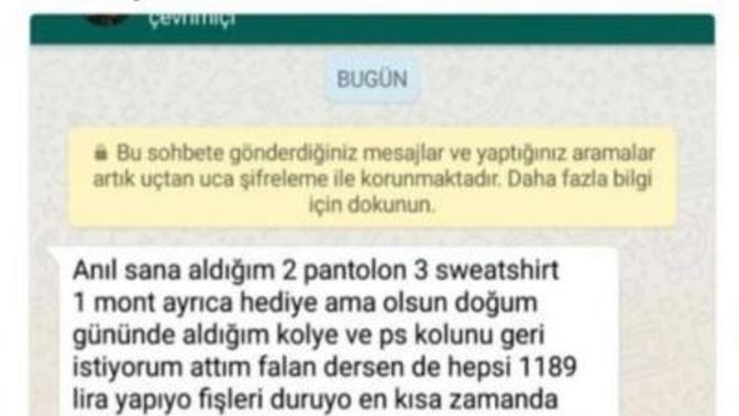 Ayrılık sonrası aldığı hediyeleri geri isteyen sevgiliye ne cevap verirdiniz?