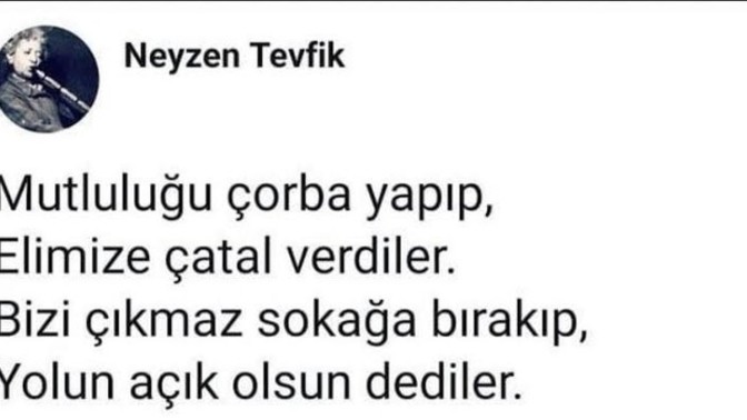 Mutluluk bir çorba olsaydı, hayat elinize kaşık mı verirdi çatal mı?