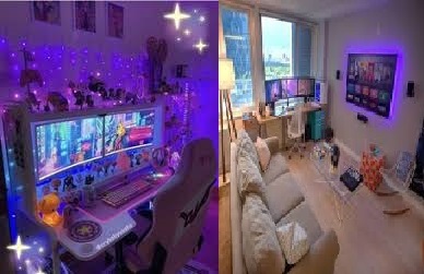 Sade gamer odası vs. Led ışıklı gamer odası! Siz hangisini tercih ediyorsunuz?