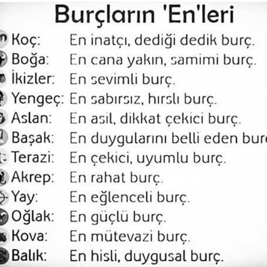 Senin burcunun eni nedir acaba?