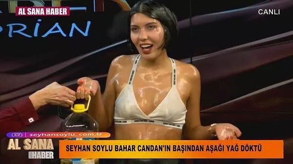 Bahar Candan’ın canlı yayında üzerine sıvı yağ dökmesi hakkında ne düşünüyorsunuz?