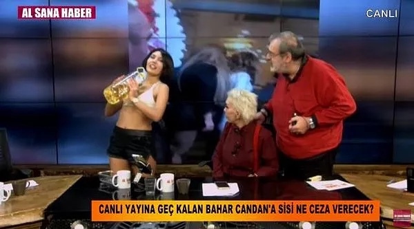 Bahar Candan’ın canlı yayında üzerine sıvı yağ dökmesi hakkında ne düşünüyorsunuz?