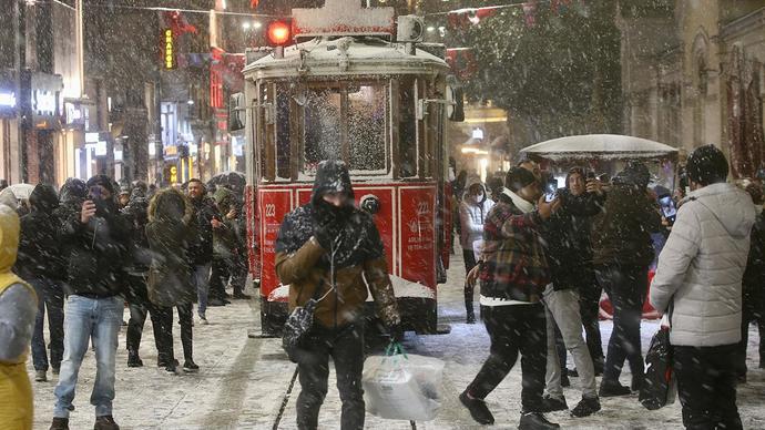 İstanbul kar yağışı