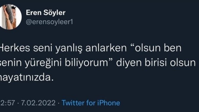 Hayatınızda ben senin yüreğini biliyorum diyen birisi var mı?