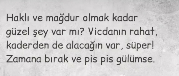 Her konuda vicdanınız rahat mı?