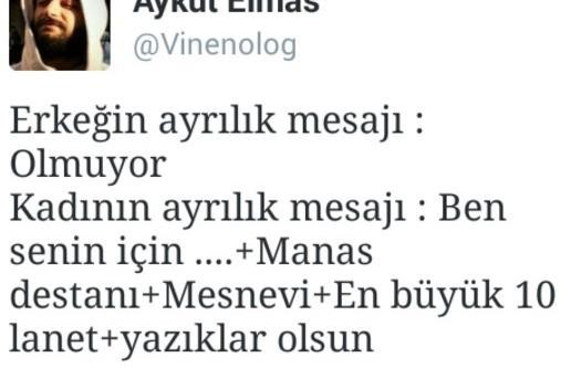 Mesajlaşırken çok uzun cümleler kurar mısınız?