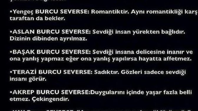 Burçlar severse ne yapar?