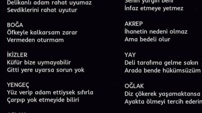 Burçlar nasıl racon keser?