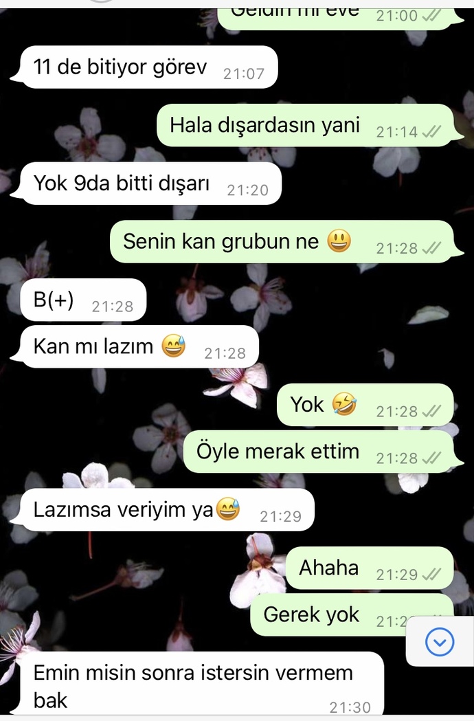 Sohbet burada kaldı nasıl ilerle r?