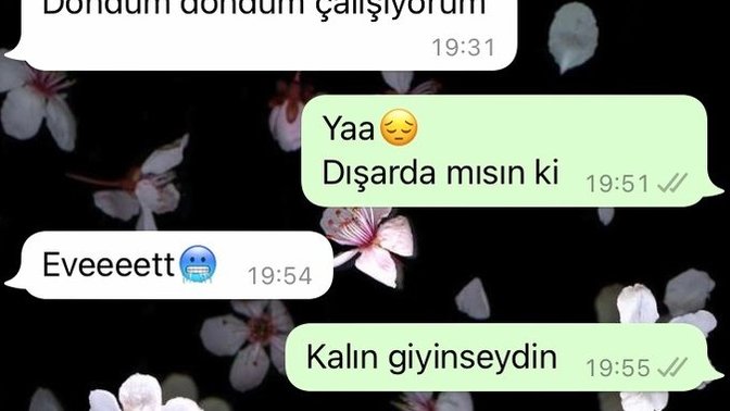 Sohbet burada kaldı nasıl ilerle r?