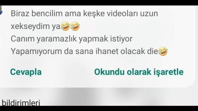 Dediği şeye bakar mısınız ne cevap vereyim şimdi bana kalırsa istiyorsan yap sorun değil diycem ama bir sorayım dedim?