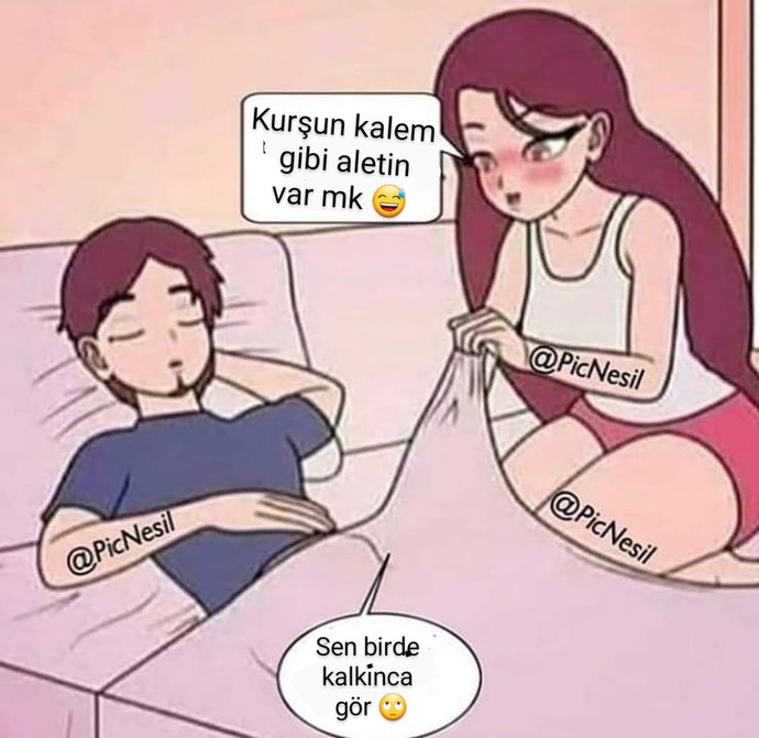 Erkeğin cinsel organıyla dalga geçmek üzer mi, kurşun kalem gibi dedim?