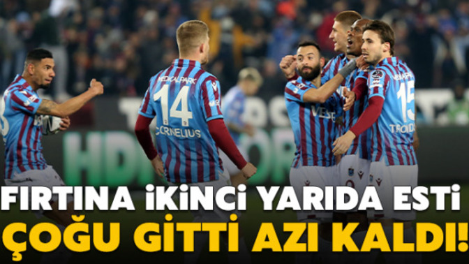 Trabzonspor 4 - 2 Göztepe: Karadeniz Fırtınası şampiyonluk için geri sayıma başladı! Trabzon şampiyon olur mu?