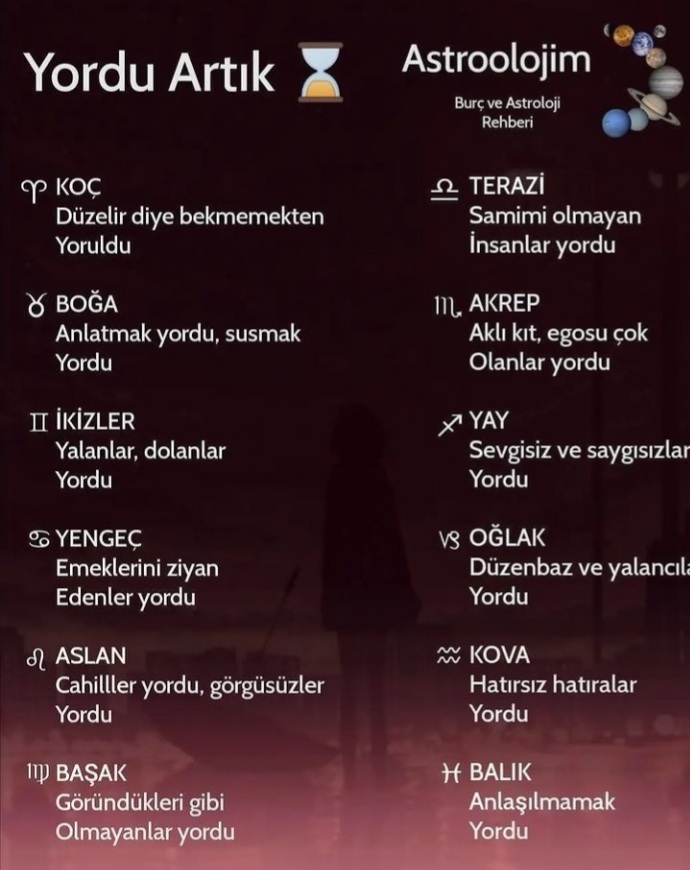 Burcuna göre seni ne yordu?