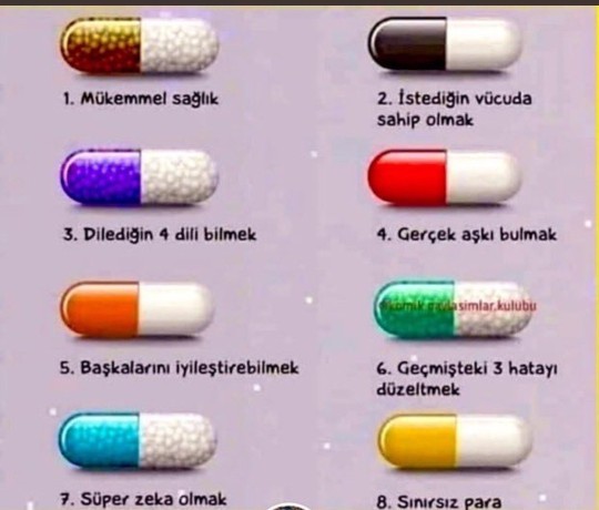 Hangi iki hapı içerdin?
