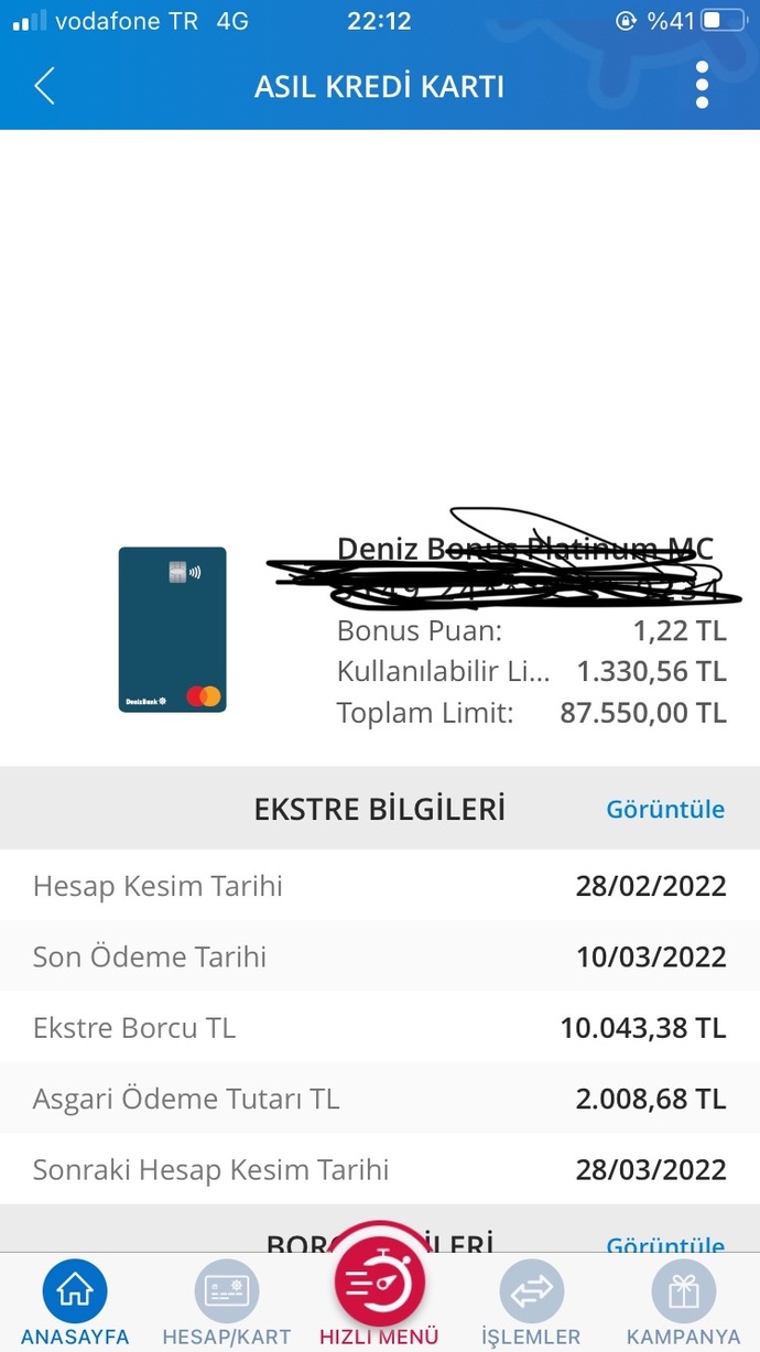 Kredi kartı ile aranız nasıl?