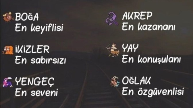Mart  ayının enlerine göre sen nesin?