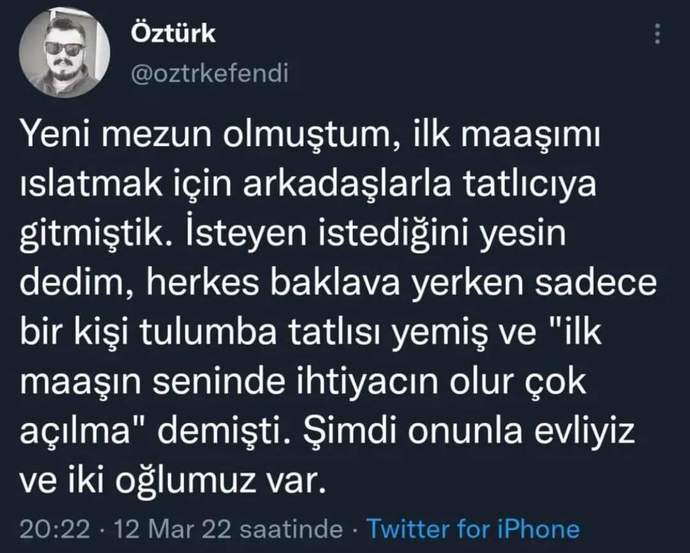 İlk maaşınızla ne yaptınız?