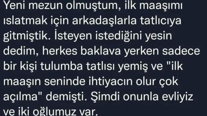 İlk maaşınızla ne yaptınız?