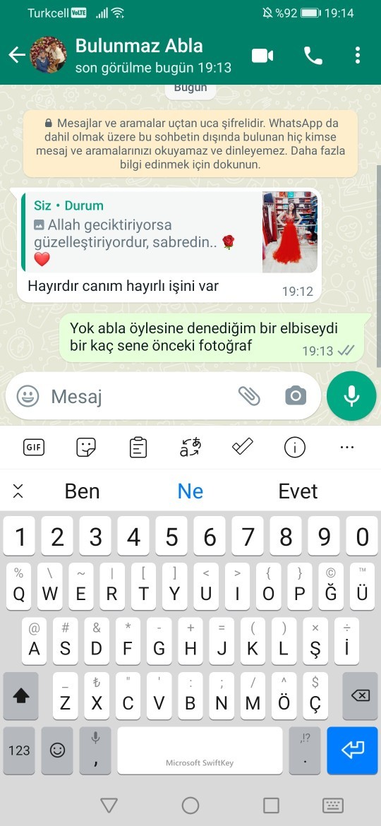 Ne cevap versem sizce ya da  görüldü mü atsam?
