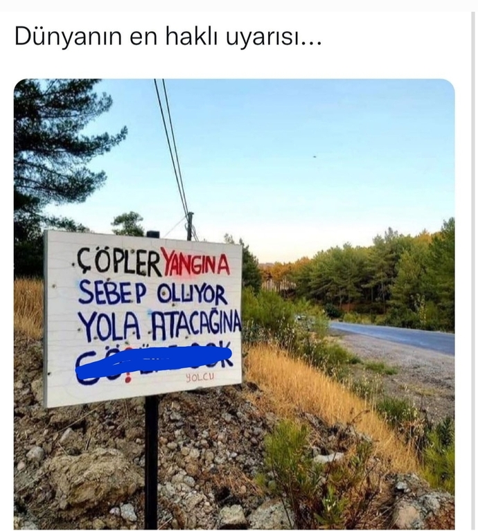 Çevreye karşı duyarlı olmayan insanların ne gibi derdi olabilir?