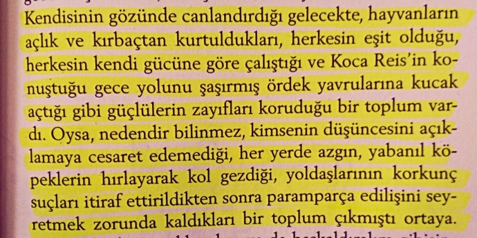 Okuduğunuz son kitaptan bir pasaj paylaşmak isteseniz neyi paylaşırdınız?